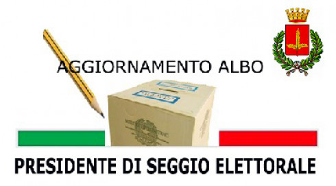 Iscrizione albo presidente seggio elettorale