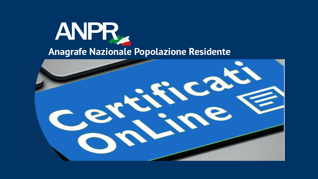 Rilascio certificati elettorali tramite il servizio anpr