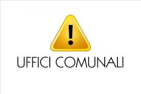 sospensione ricevimento ordinario uffici comunali