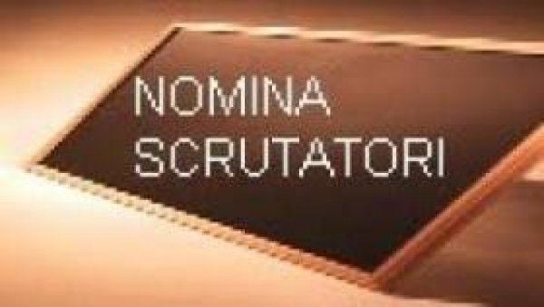 nomina scrutatori per sorteggio