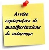 avviso espolrativo di manifestazione di interesse