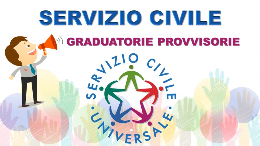 Servizio civile graduatorie provvisorie